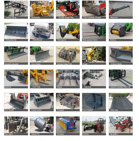 used loader attachments